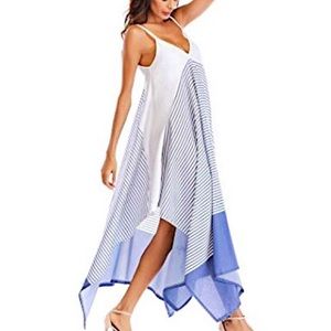 Striped Linen Maxi dress